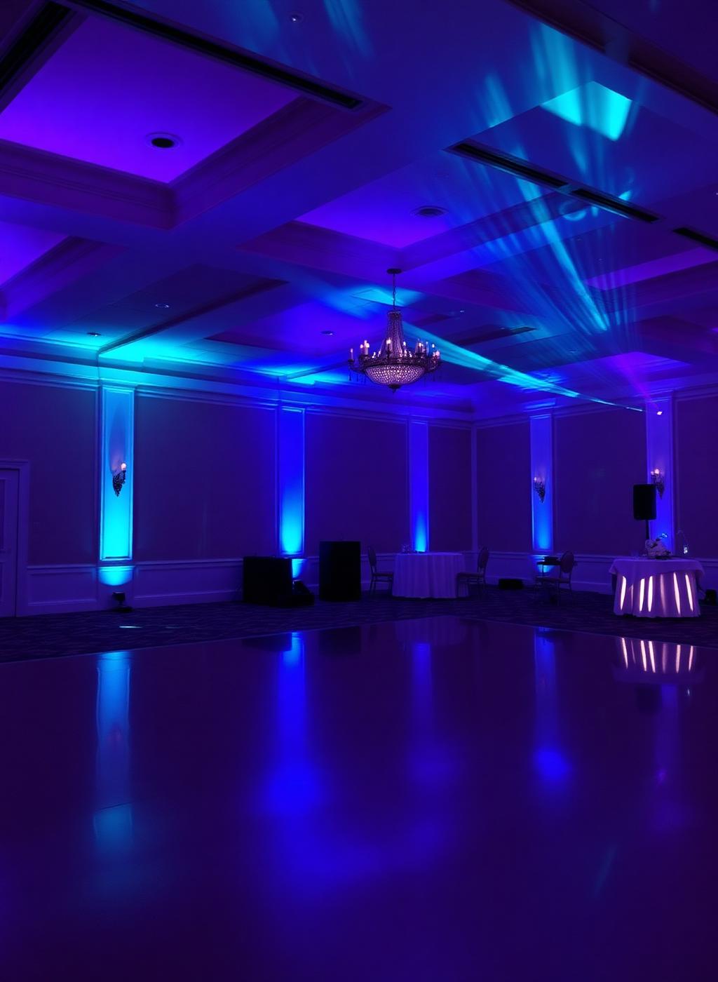 Ballroom uplighting