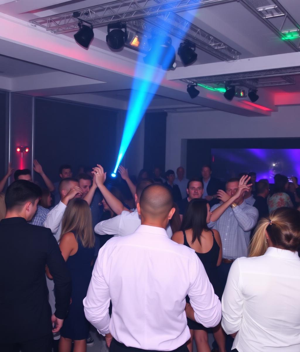 Corporate event dance floor
